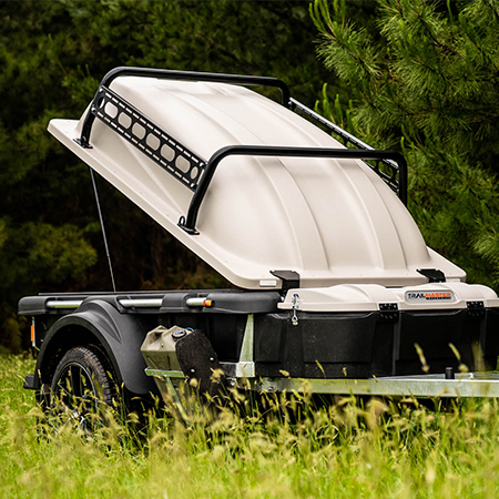 POD Trailer roof bars with side panels